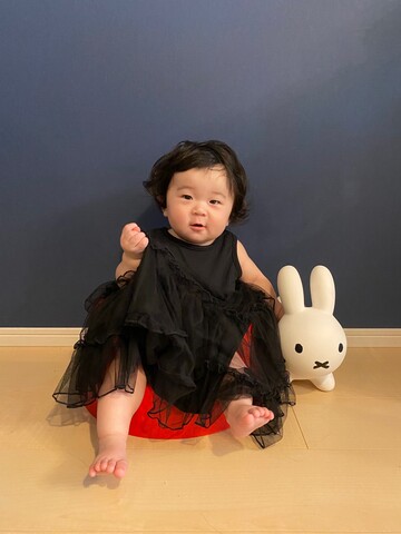 ユニクロの黒ワンピースでリンクコーデ Le Style George