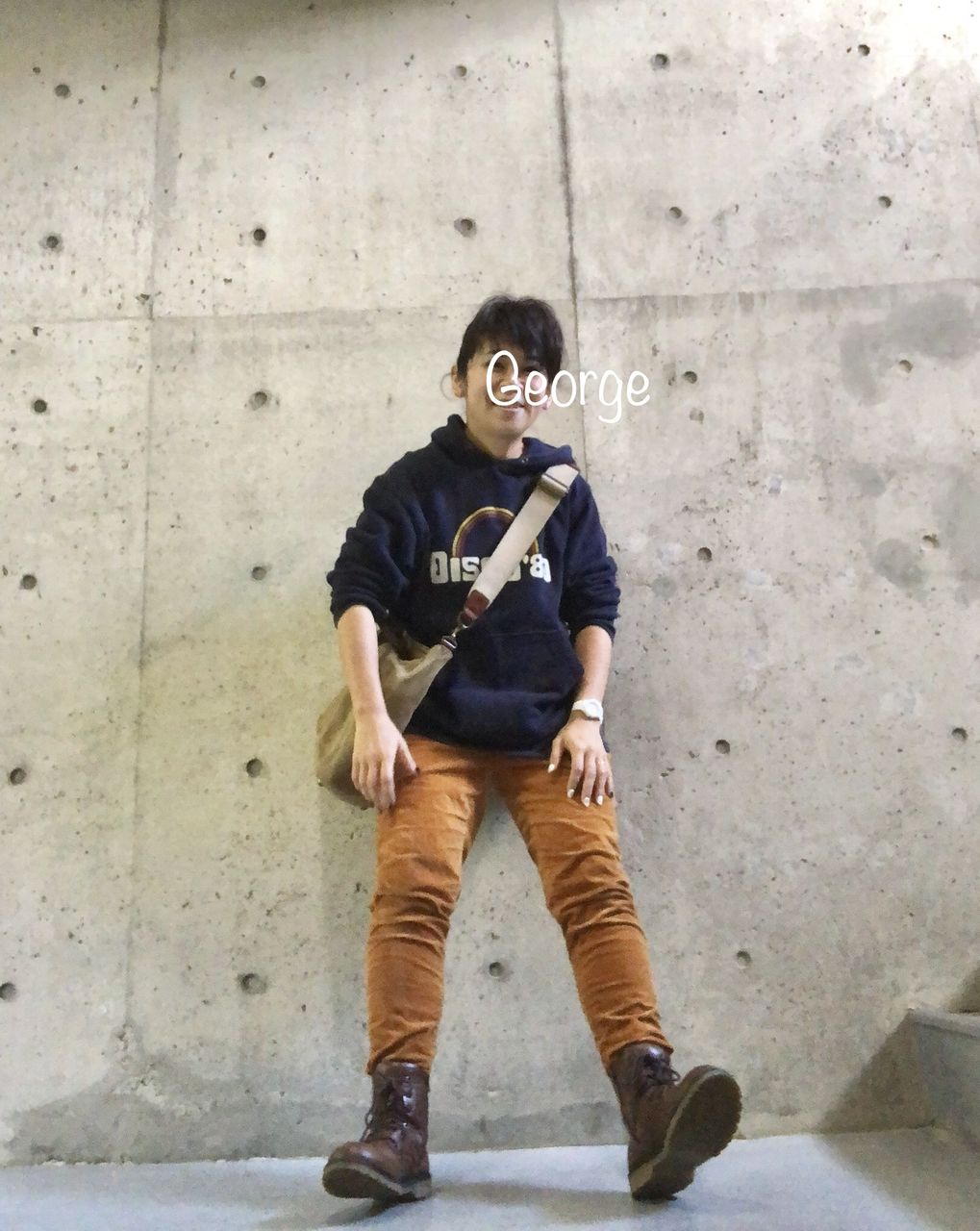古着パーカーでスポーティコーデ Le Style George