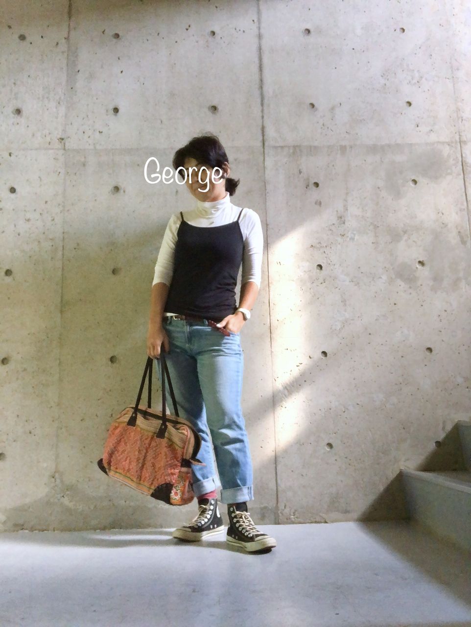 やってみたかった キャミソールの重ね着コーデ Le Style George
