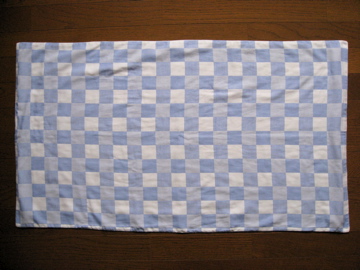 ショコラの作り方 お昼寝用ガーゼケット