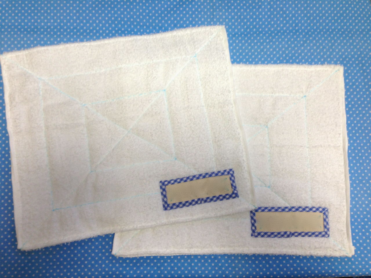 ショコラの作り方 入園グッズ 絵の具のぞうきん編