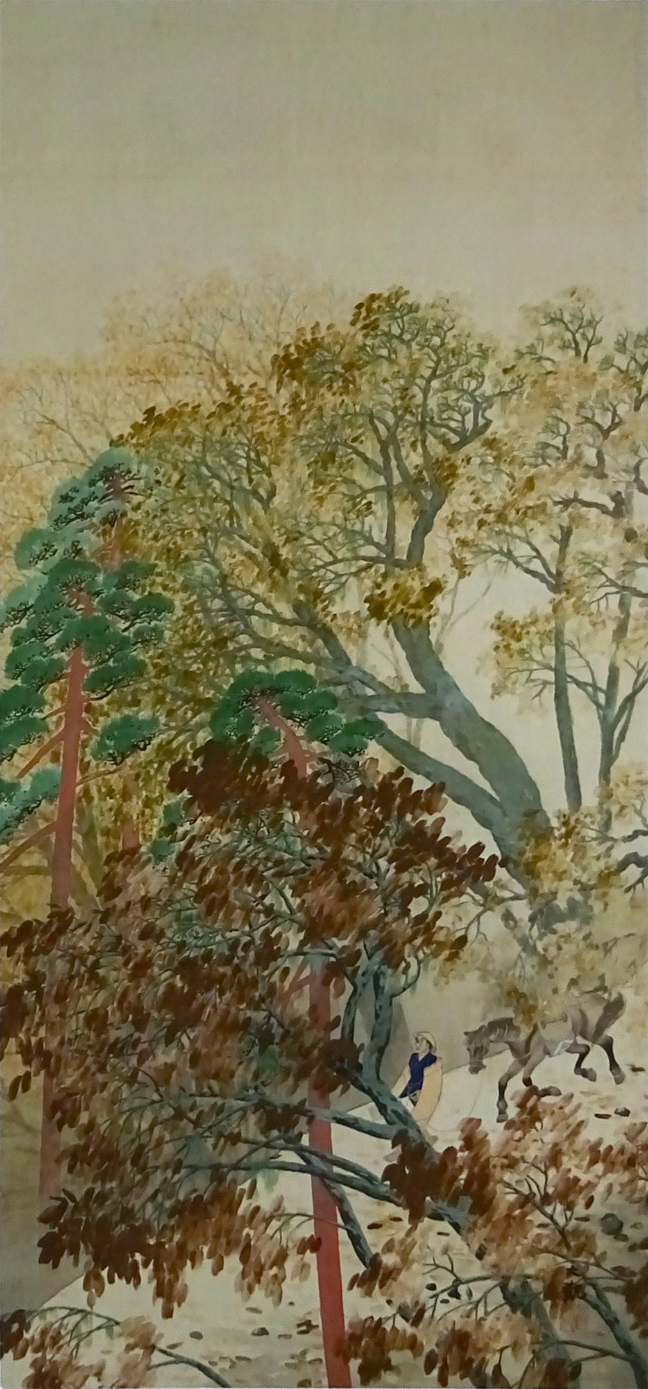 大観の樹木｜山路 松並木 若葉｜生誕150年 : クラシック音楽とアート