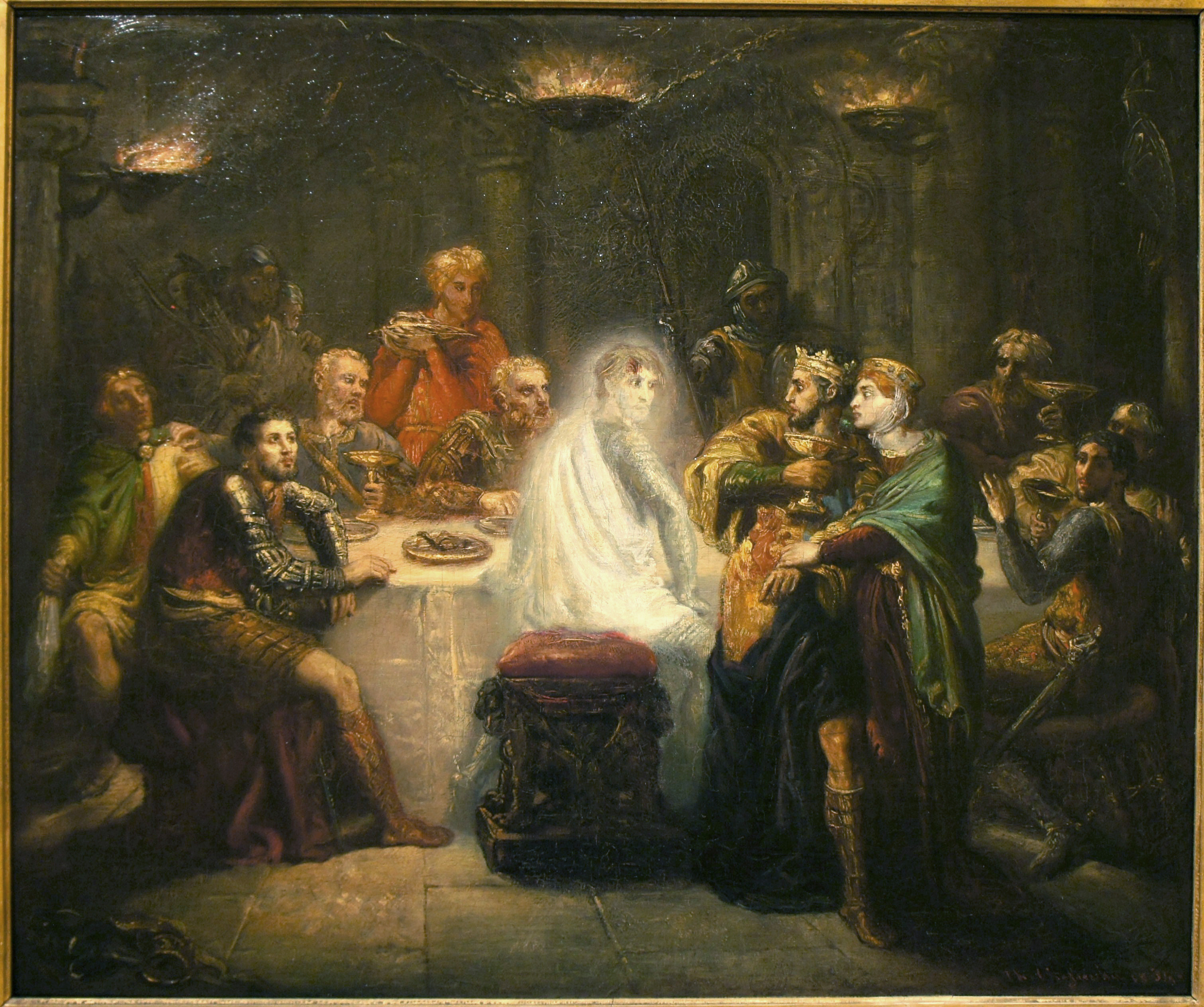 バンクォーの亡霊｜ヴェルディ：歌劇「マクベス」の一場面を描いた