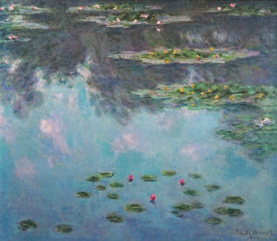 魅了 モネ展 睡蓮 複製 マルモッタン・モネ美術館所蔵 1916-1919
