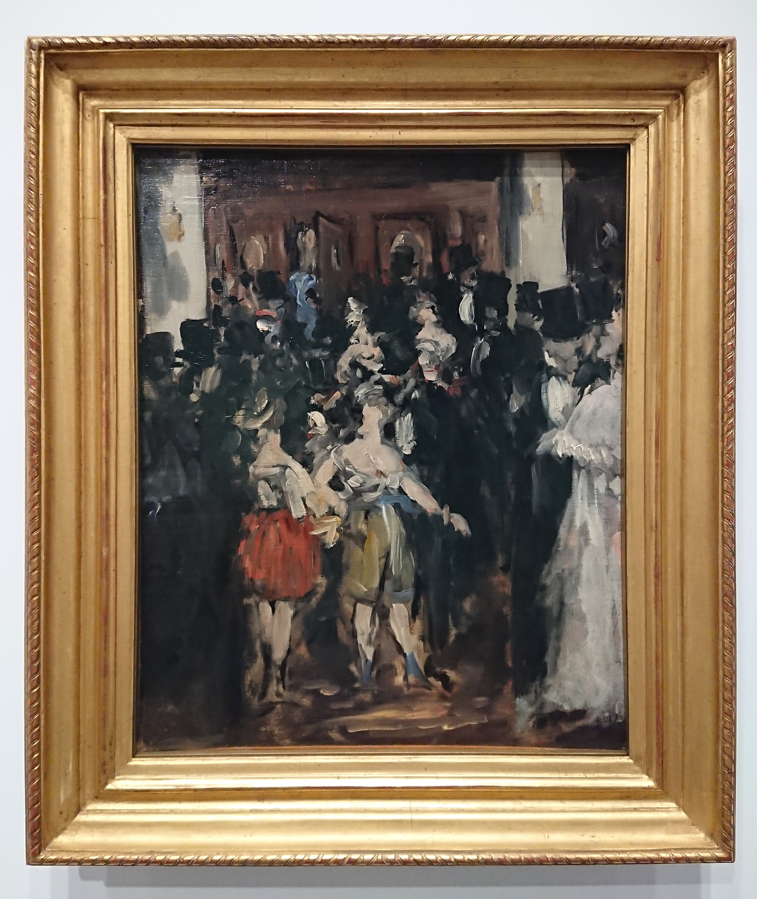 マネ： オペラ座の仮面舞踏会｜カイユボット： イエールの平原｜The