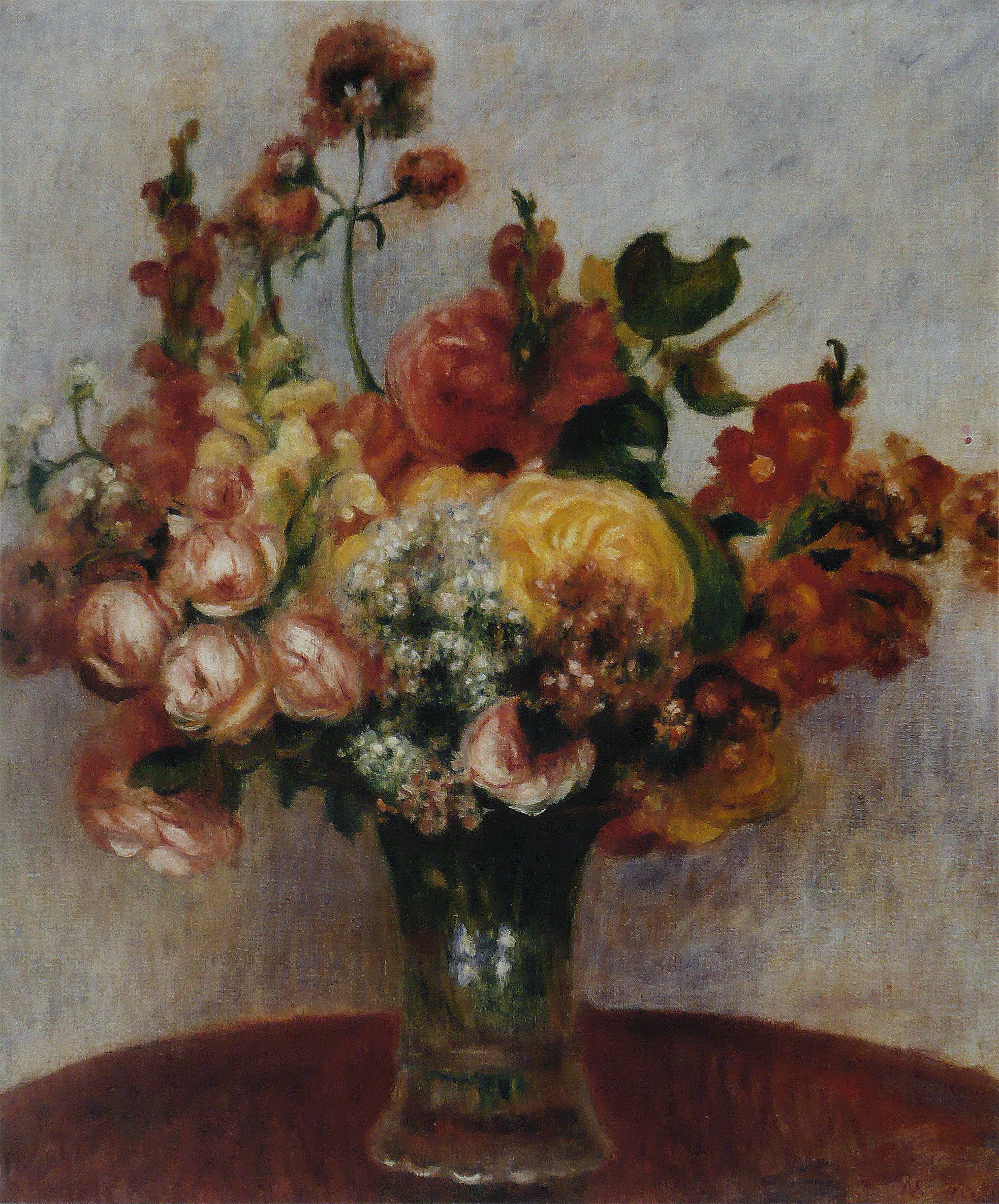 A. RENOIR 花瓶に生けた花 絵画 A. RENOIR 花瓶に生けた花 絵画