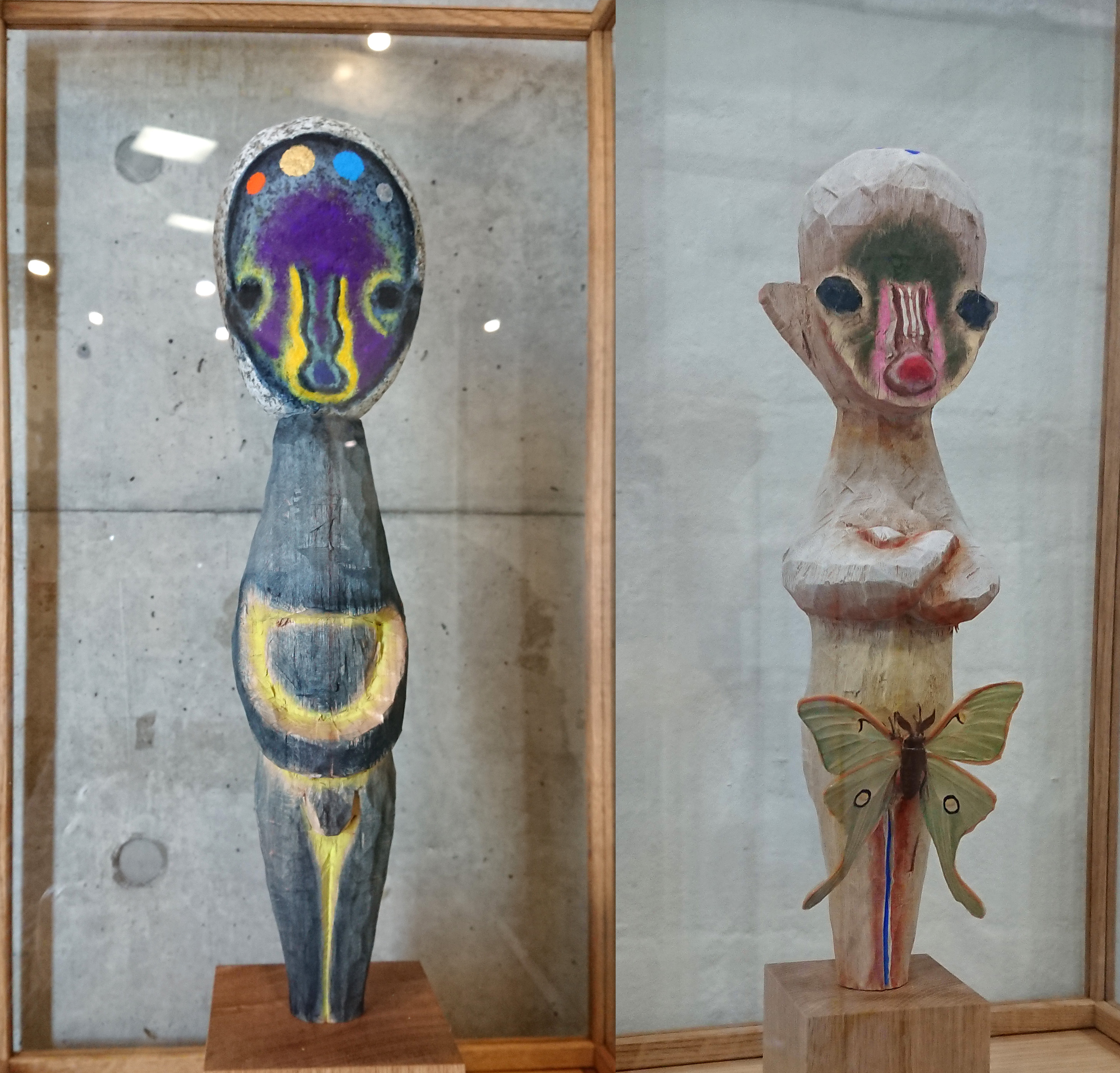 加藤泉: 木彫+ビンテージプラモと絵画|寄生するプラモデル 加藤泉: 木彫+ビンテージプラモと絵画|寄生するプラモデル