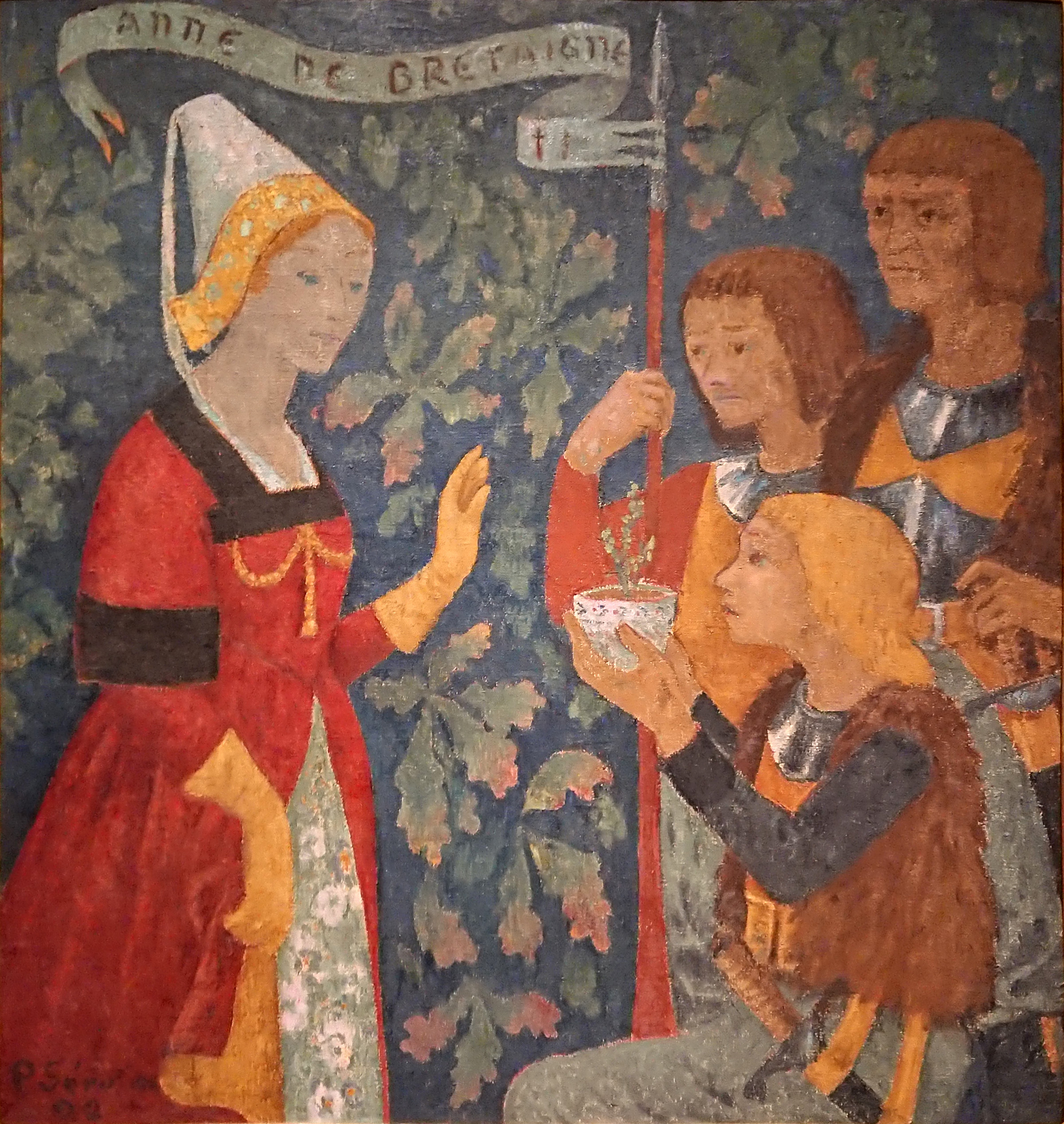 ポール・セリュジエ、ル・プルデュの3人の少女、あるいは海辺のブルターニュの少女 ポール・セリュジエ、ル・プルデュの3人の少女、あるいは海辺の