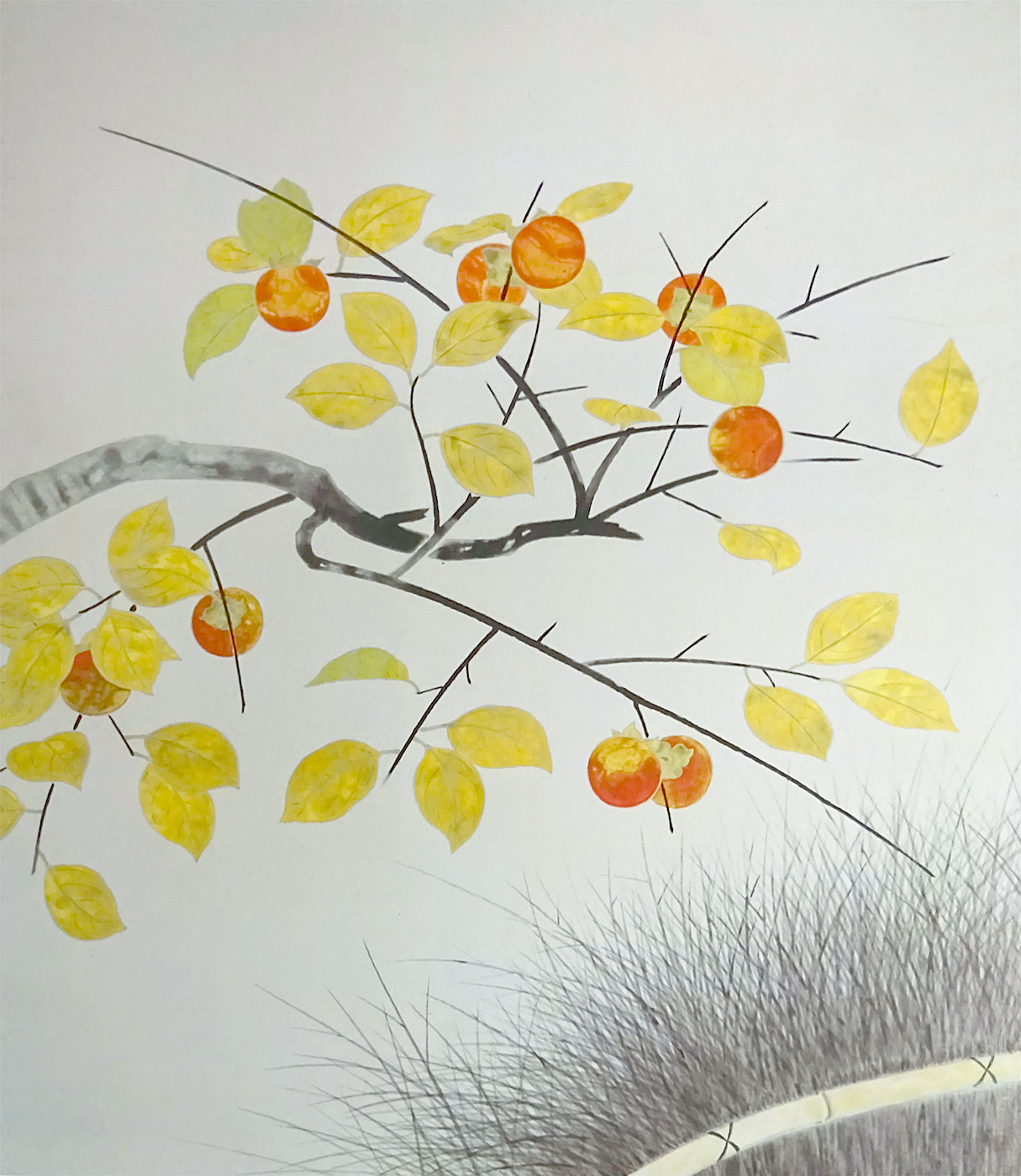 掛軸 小林古径 薊(あざみ) 掛軸 小林古径 薊(あざみ) (小林古径: 秌采(しゅうさい