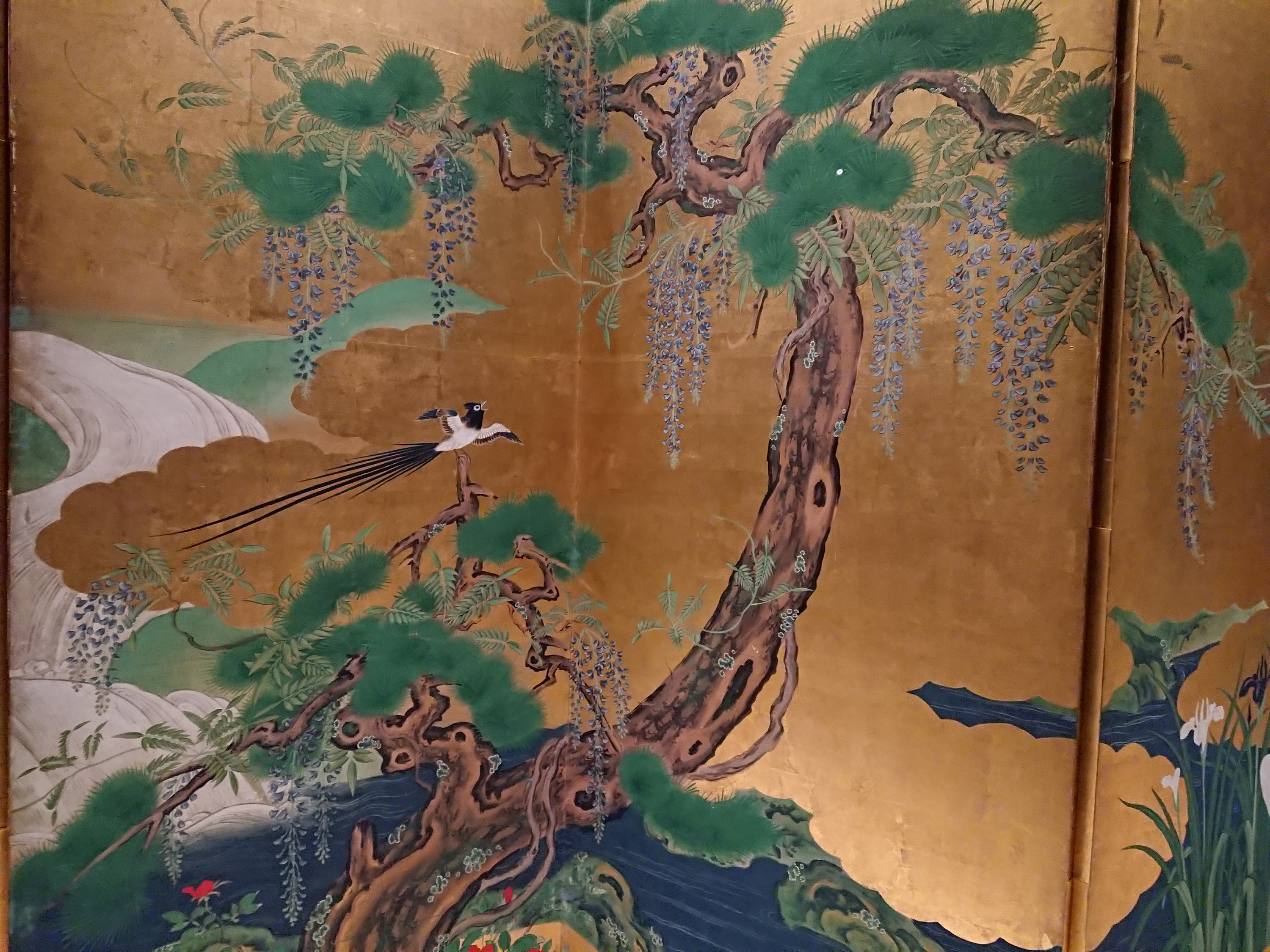狩野永納： 春夏花鳥図屛風｜日本美術の裏の裏｜サントリー美術館