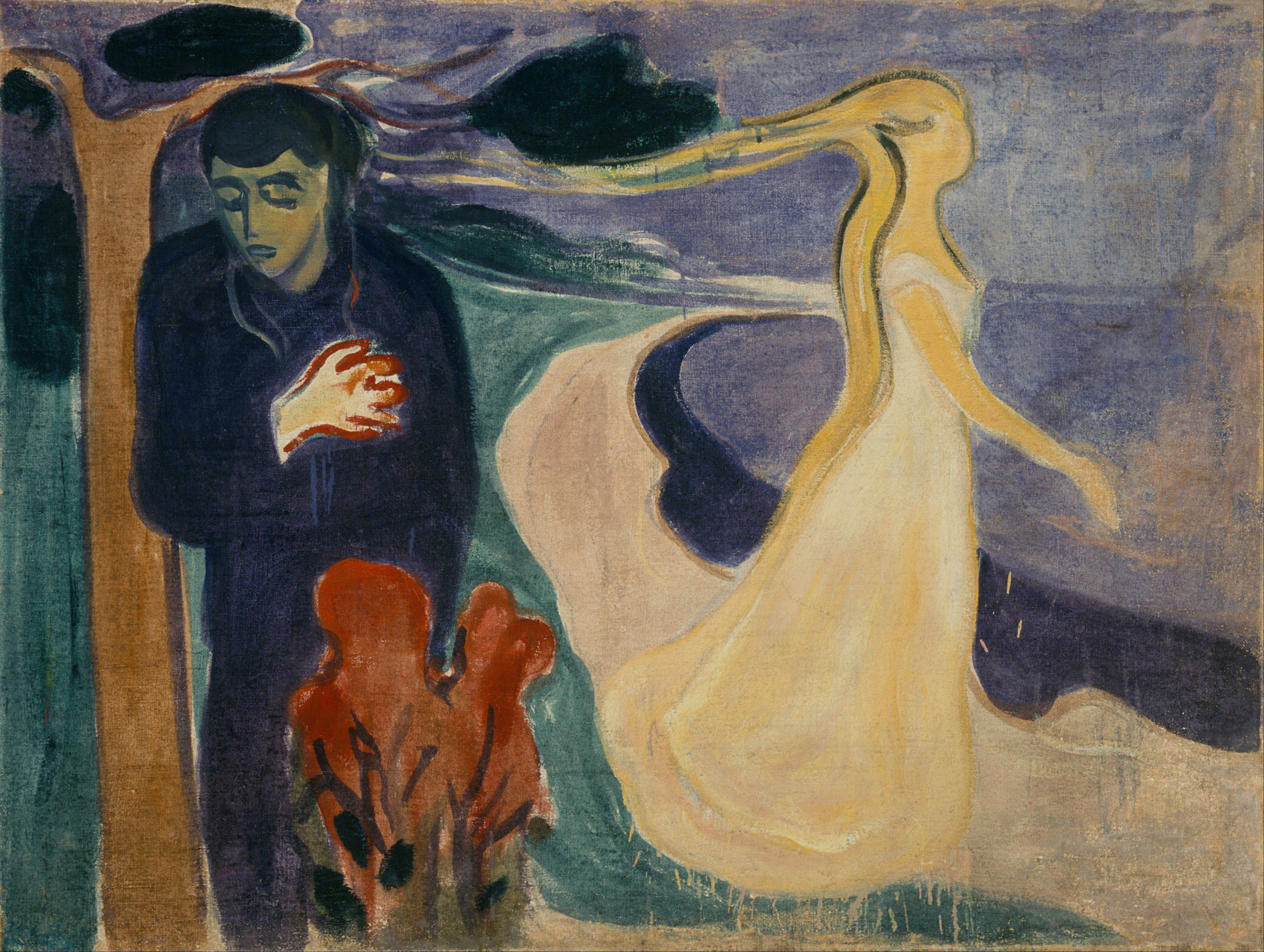 ムンク 同化する躰｜男と女 －愛、嫉妬、別れ : クラシック音楽とアート