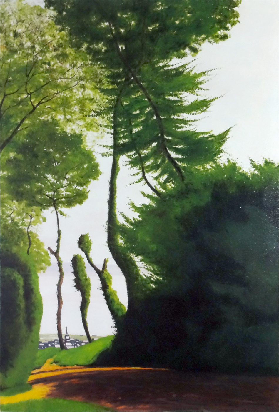 ヴァロットン：オンフルールの眺め、朝 ｜フランスの風景 －樹をめぐる