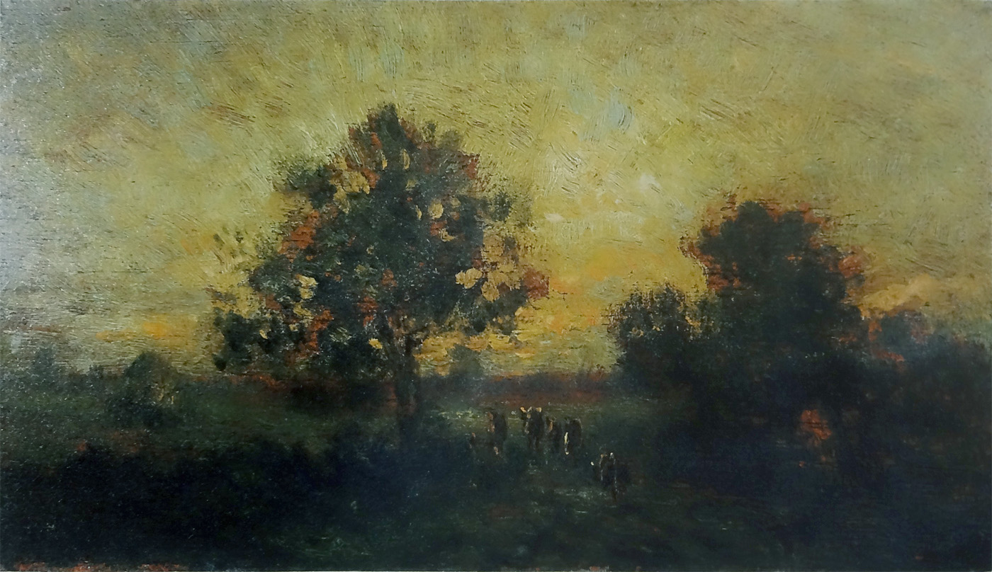 樫の木のある風景 テオドール・ルソー w/ペールギュントの音楽