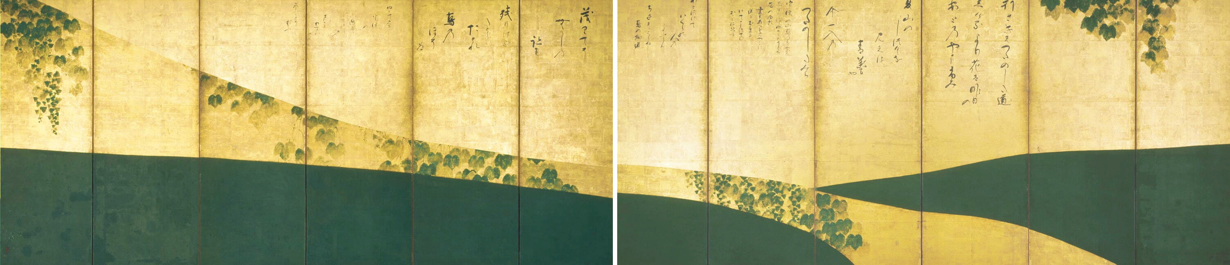 俵屋宗達のアヴァンギャルド｜蔦細道図屛風 : クラシック音楽とアート