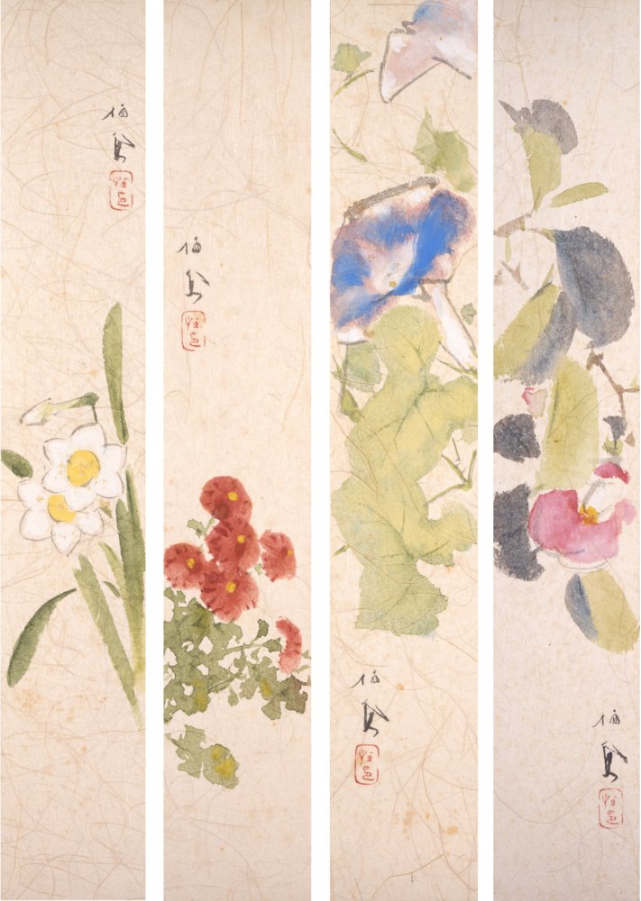 竹内栖鳳: 四季短冊|没後80年記念 竹内栖鳳 @山種美術館 竹内栖鳳: 四季短冊|没後80年記念 竹内栖鳳 @山種美術館