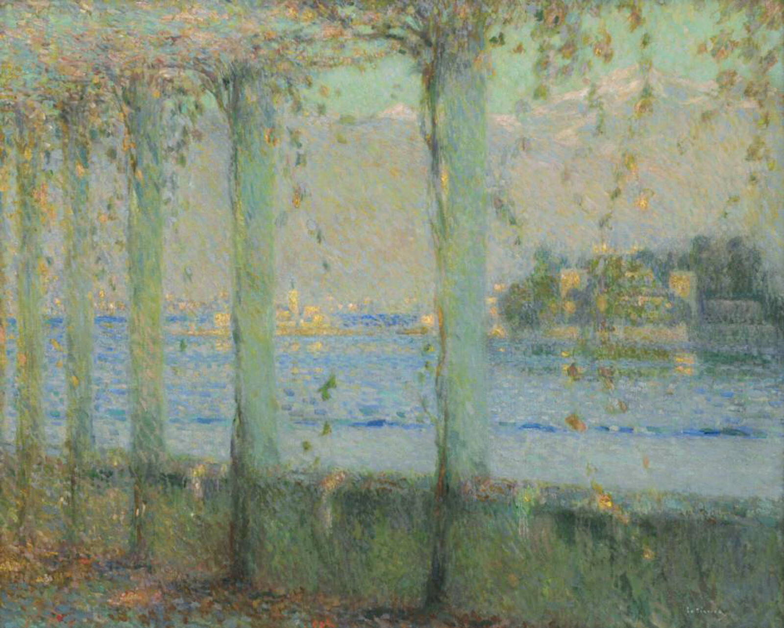 アンリ ル シダネル イゾラ ベッラ ブドウ棚 シダネルとマルタン展 習作の旅 クラシック音楽とアート