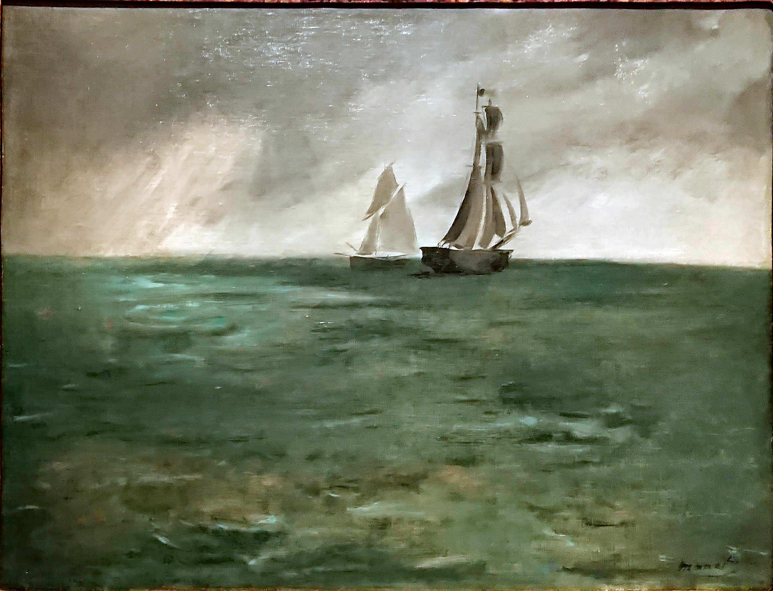 マネ： 嵐の海｜買い戻された松方コレクション｜自然と人の