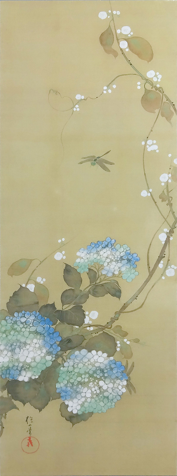 六月の花・紫陽花： 渡辺省亭vs酒井抱一 : クラシック音楽とアート
