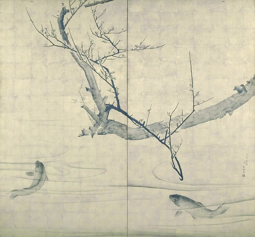 【真作】　円山応挙 「 雨竹風竹図屏風 」　37/180　版画　シール　BK97 2ページ目)絶対に値の下がらない超優良銘柄！江戸絵画の王道、円山応挙