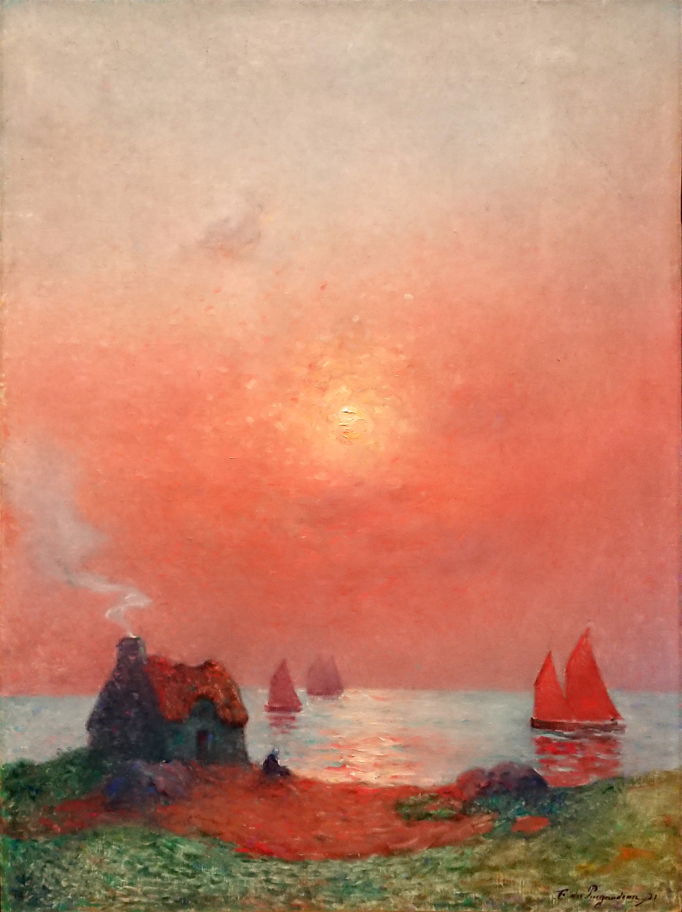 フェルディナン・ロワイアン・デュ・ピュイゴドー： 藁ぶき屋根