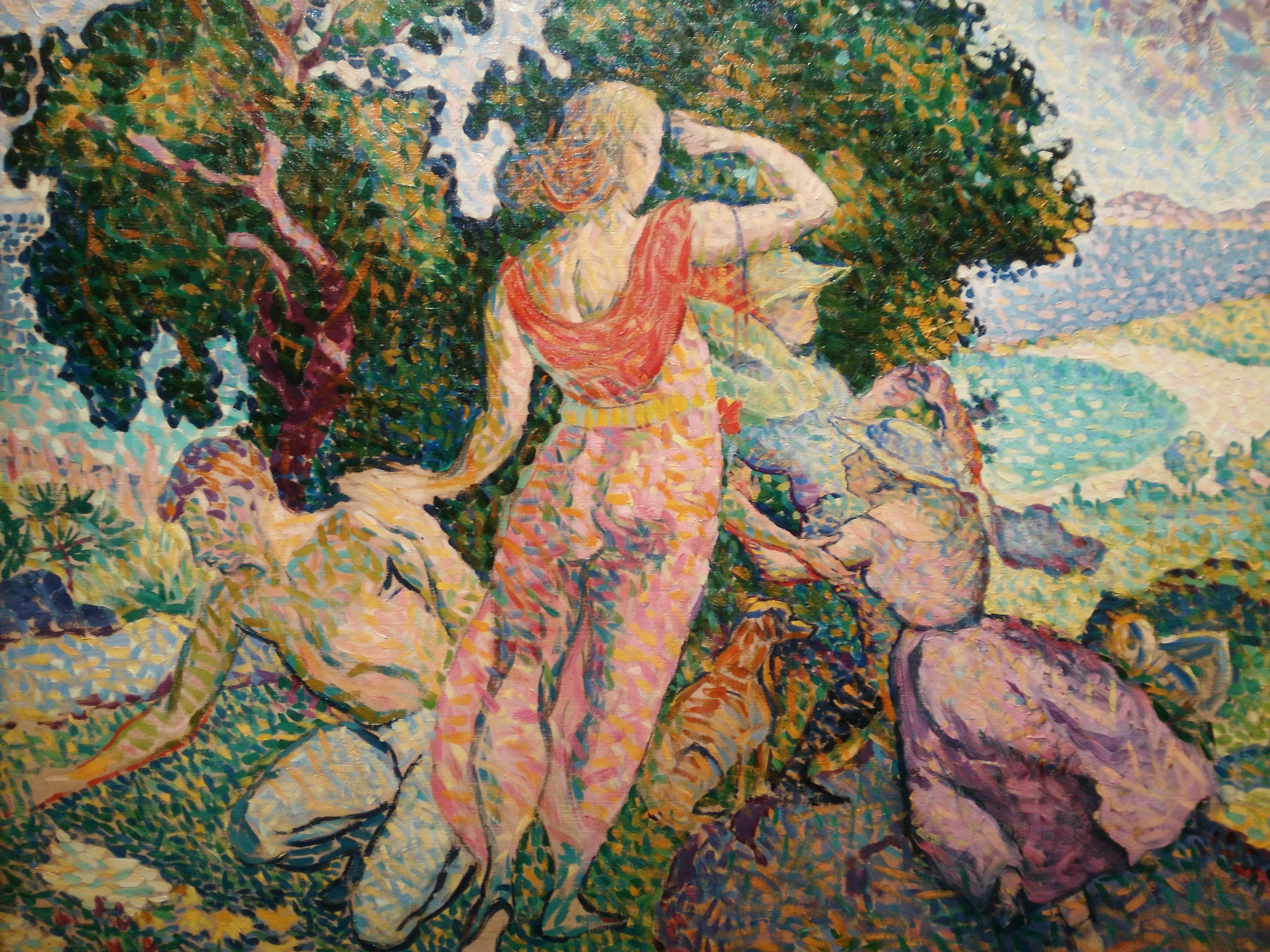 数量限定セール  アンリ＝エドモン・クロス： 遠出する人｜色彩による楽園性 絵画