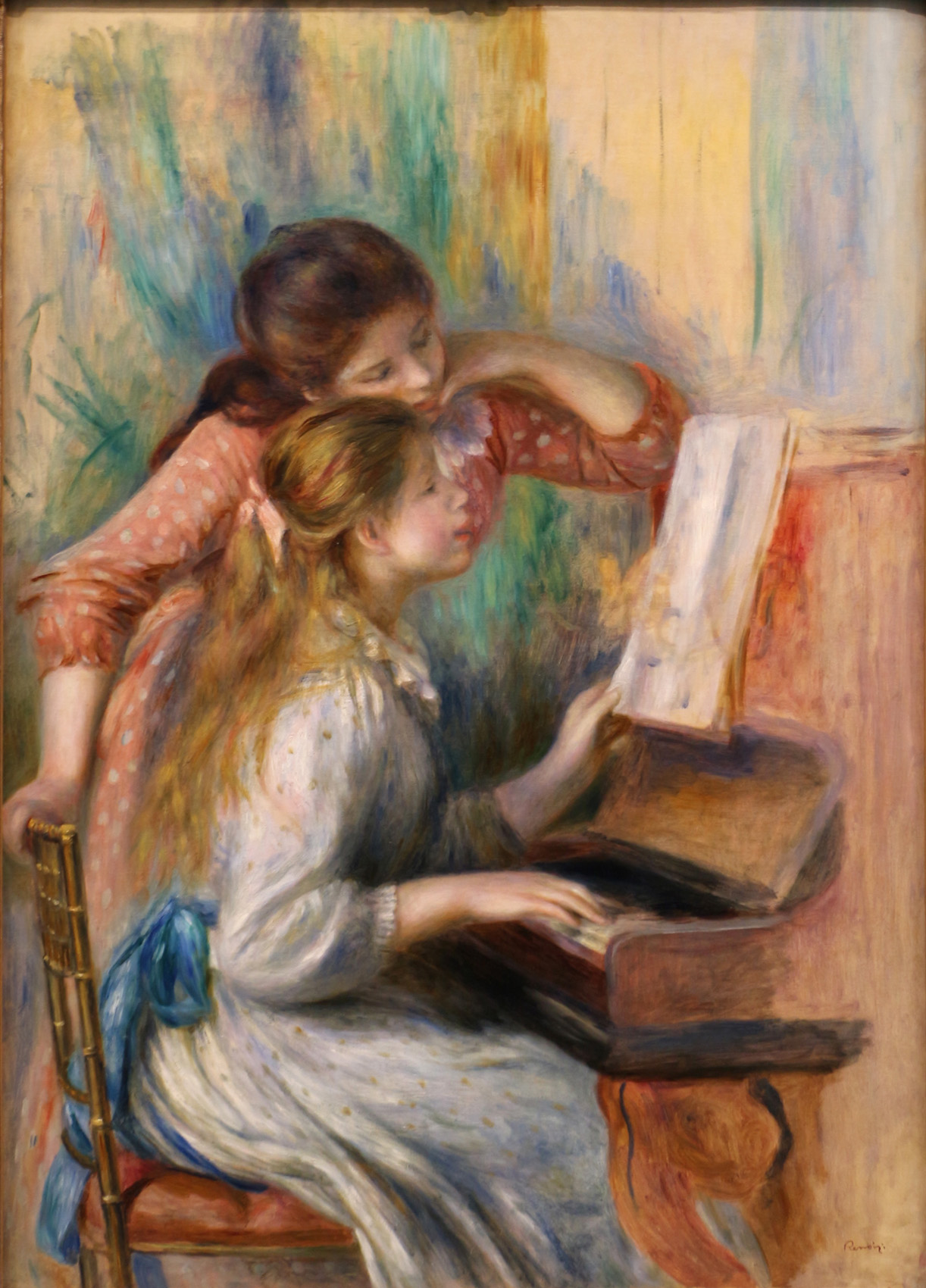 ルノワール作 ピアノを弾く少女たち 楽興の時 と共に クラシック音楽とアート