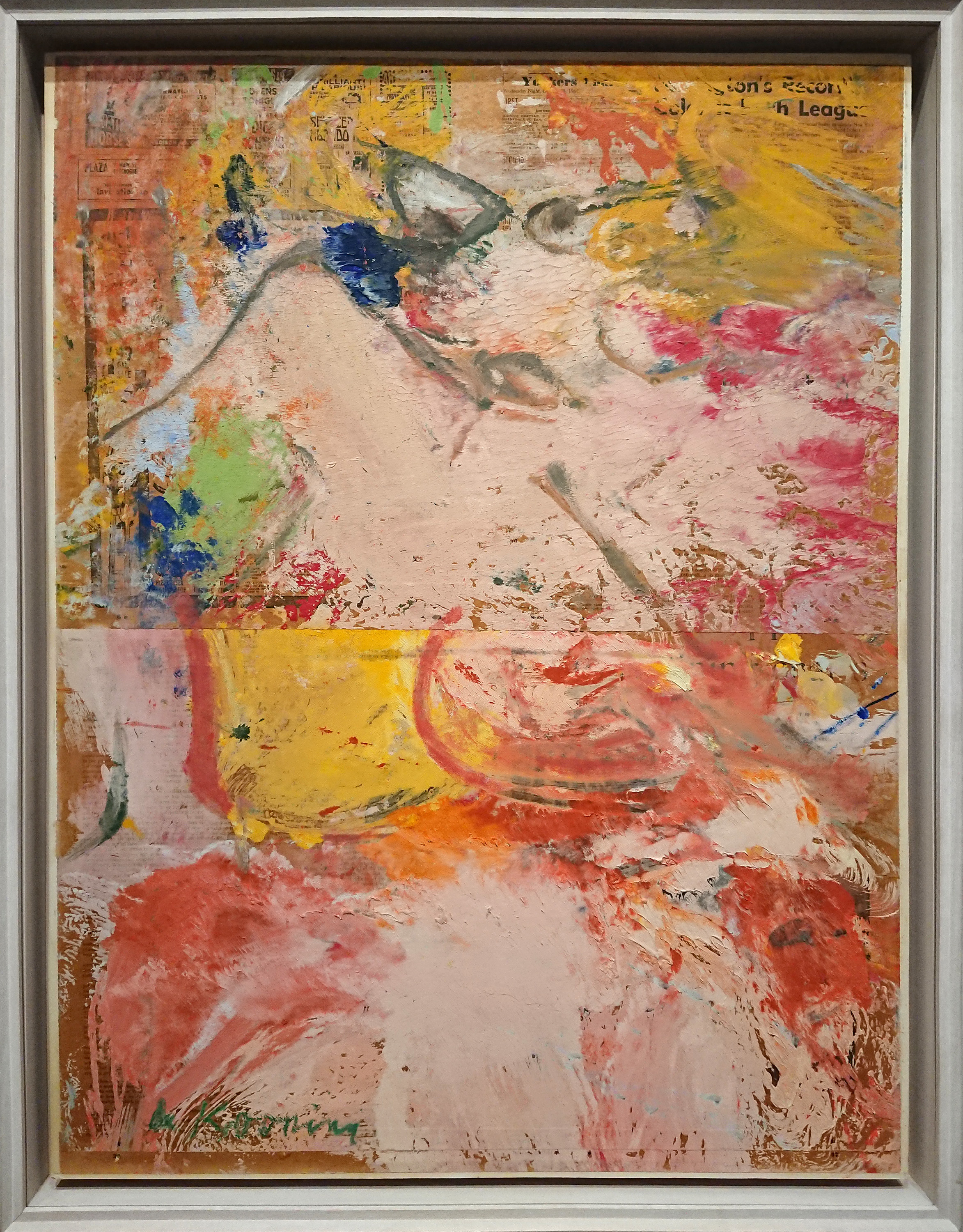 Amazon.co.jp: ウィレム・デ・クーニングポスター女性キャンバス絵画