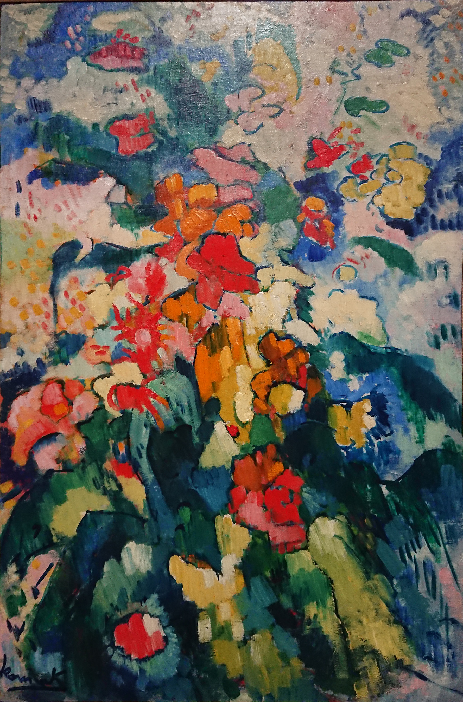 ヴラマンクの静物画： 色彩のシンフォニー（花）｜抽象絵画の