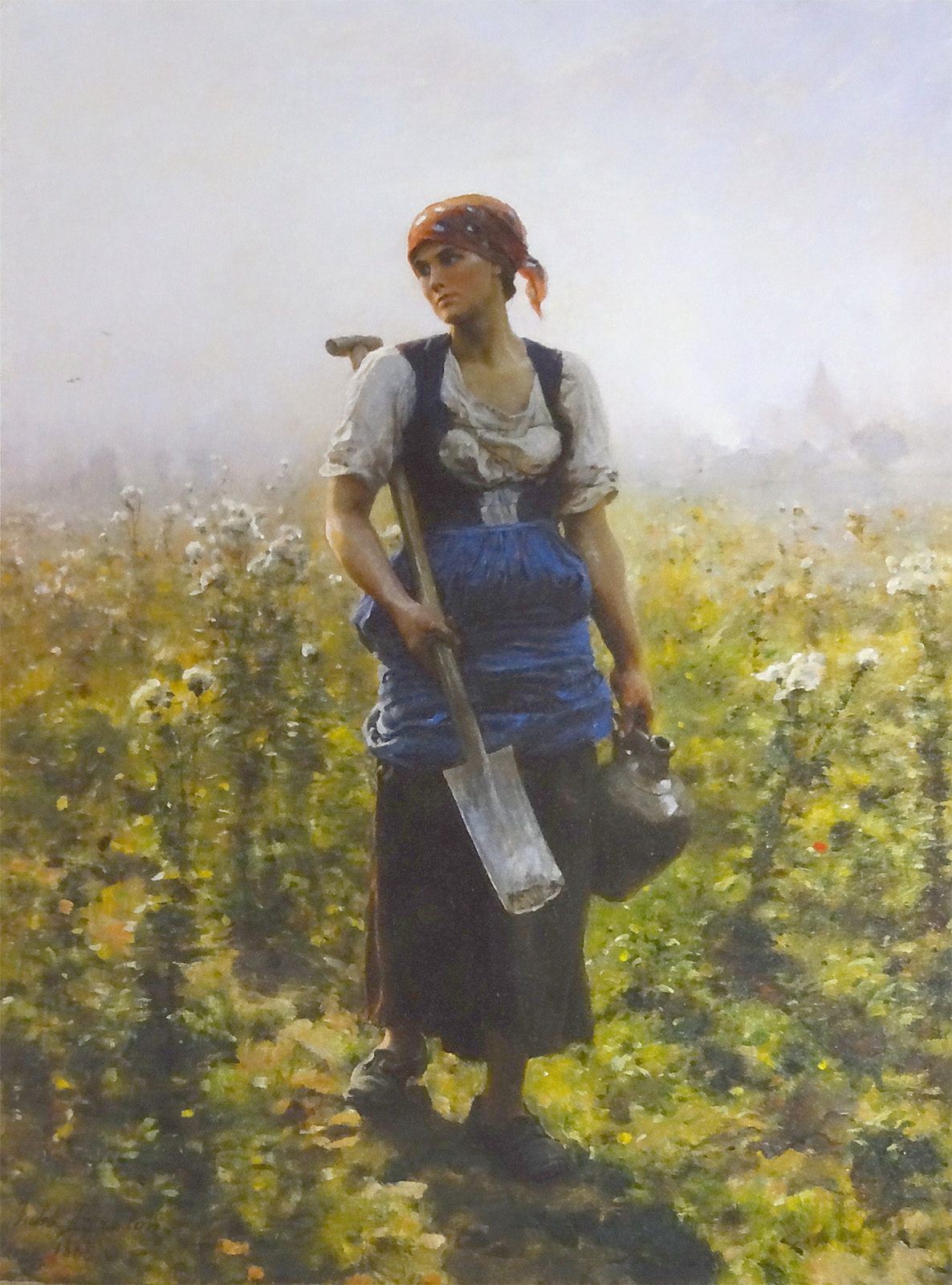 平面性と立体感 《菊圃（きくほ）》｜黒田清輝 風景画の寂寥