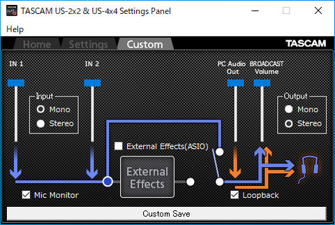 tascam_setting_panel