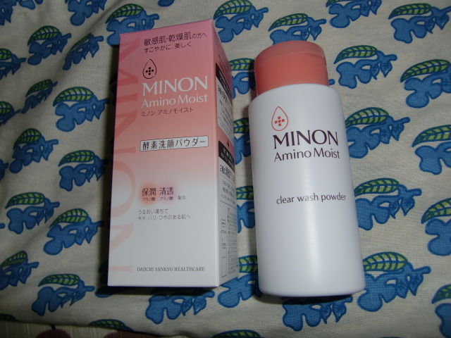 酵素でやさしく角質クリア ミノン アミノモイスト クリアウォッシュ パウダー カエルつれづれ日記