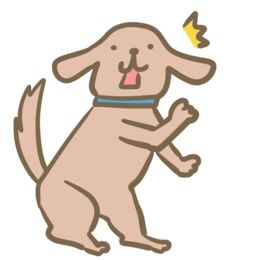 犬がびっくりする動画