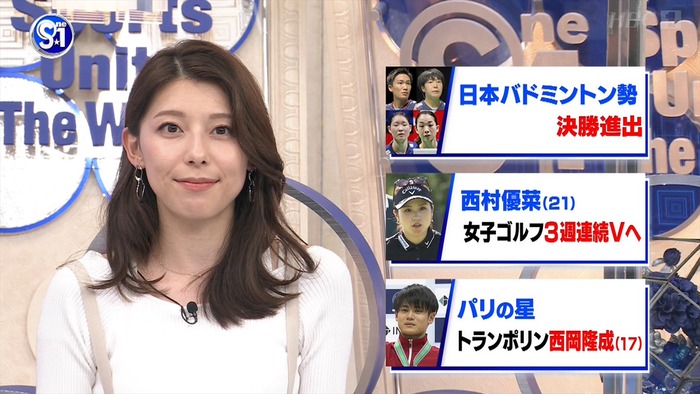 上村彩子アナの乳