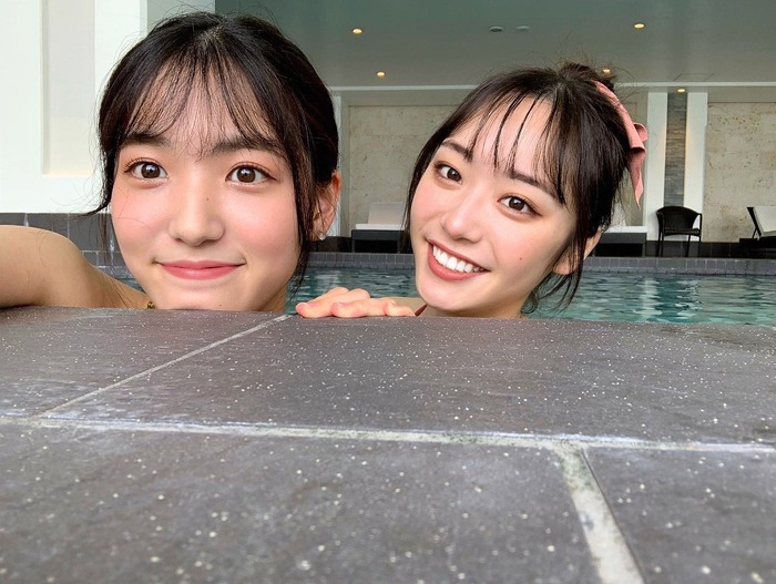 下尾みうの水着おっぱい