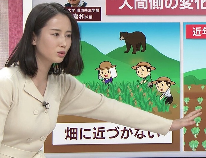森川夕貴アナの胸