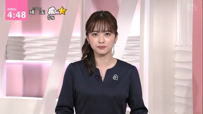 河出奈都美アナウンサーの乳