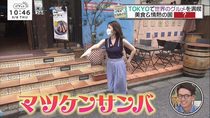 笹崎里菜アナのおっぱい6