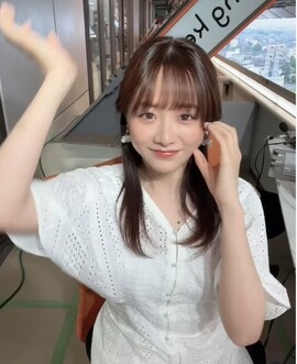 森香澄アナの顔 (2)