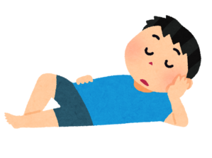 東京都民が泥酔して路上で寝ている 