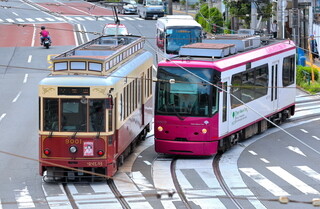 都電の女性運転手