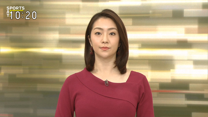 副島萌生アナの巨乳