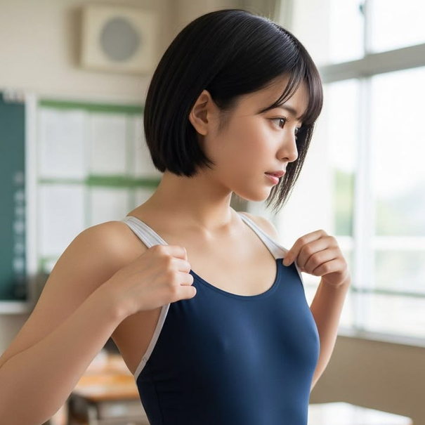 【画像】この貧乳女子とエ●チできる？