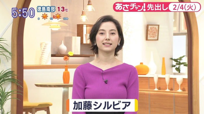 加藤シルビアの巨乳