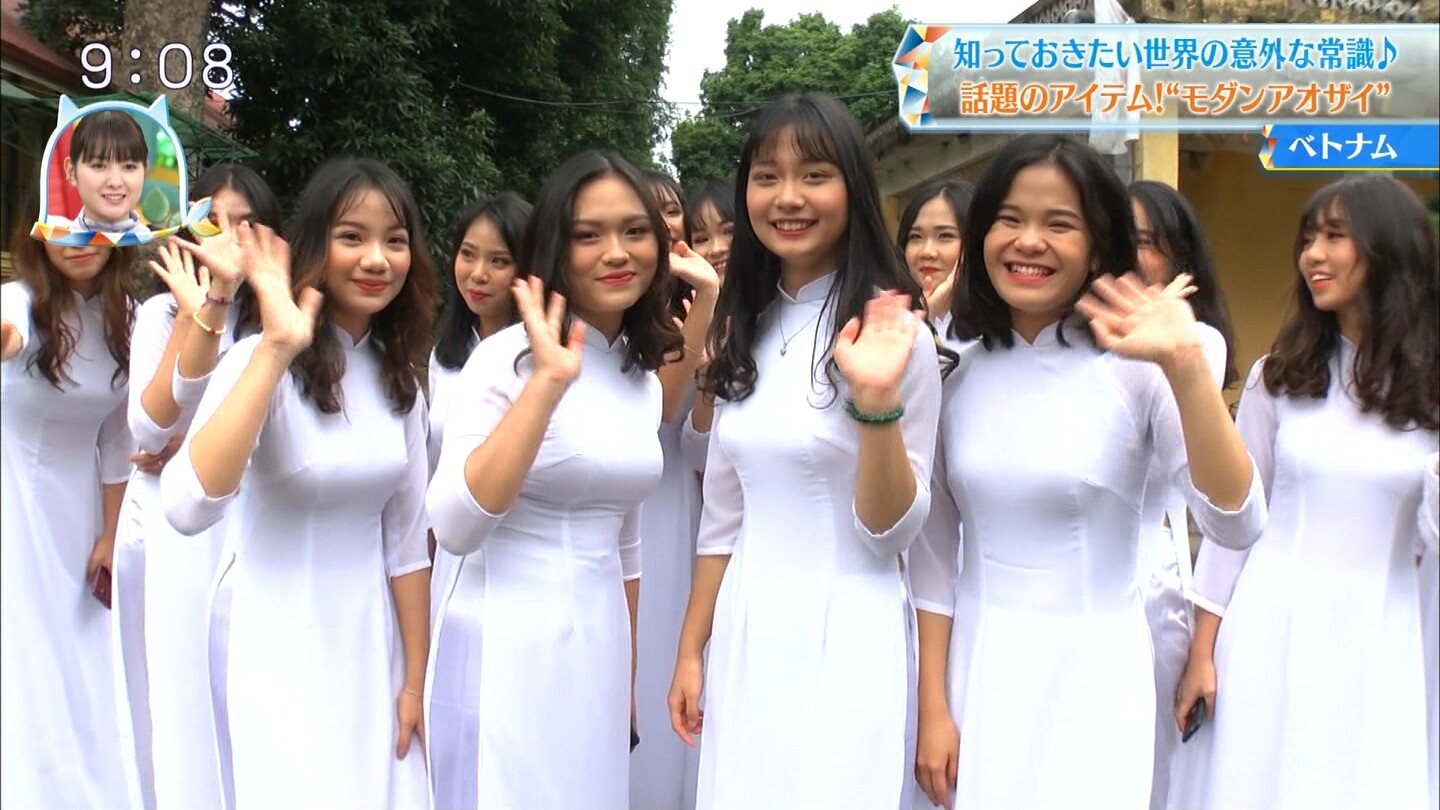 画像 アオザイを着たベトナム人女性のおっぱいに実況民が沸騰ｗｗｗｗｗ 女子アナお宝画像速報 5chまとめ