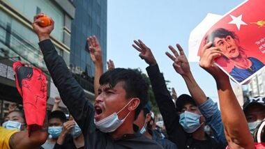 ミャンマーの反政府勢力の盾