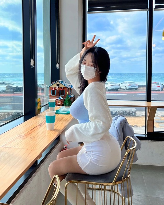 韓国人の巨乳インスタグラマー