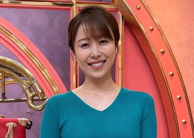 良原安美アナの乳首がビンビン