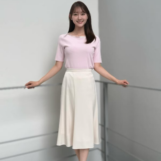 【画像】森山みなみアナ、衣装の内側が思いっきり透けてしまうｗｗｗｗｗ