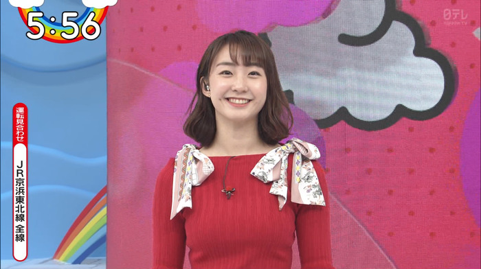 杉原凜アナのおっぱい