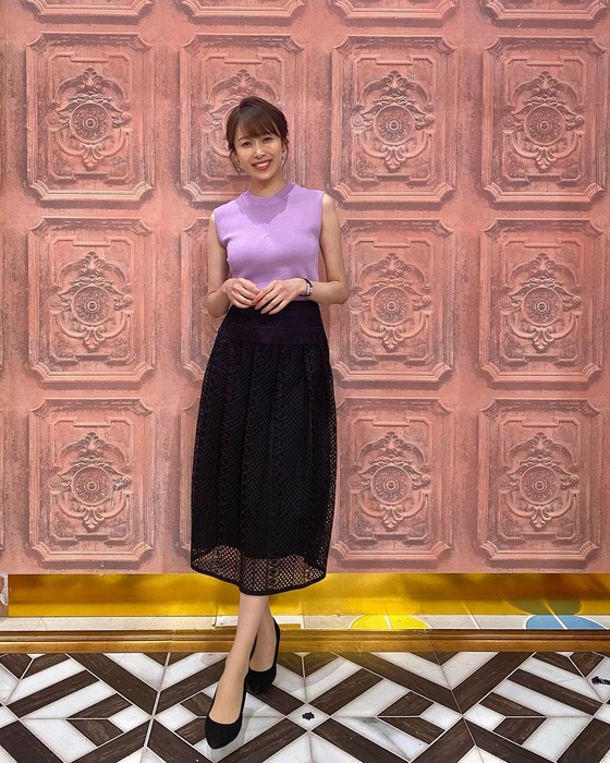 良原安美アナの胸